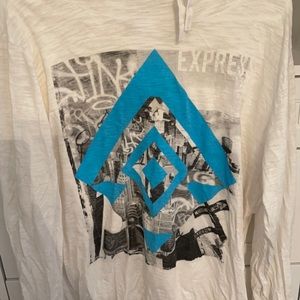 Light weight sweater with hoodie